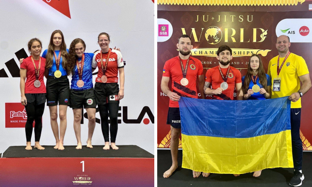 Україна здобула дев’ять медалей на чемпіонаті світу з джиу-джитсу в Таїланді